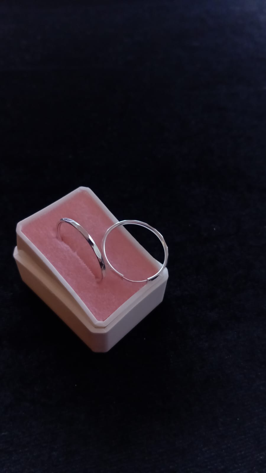 Arracada gruesa plata .925