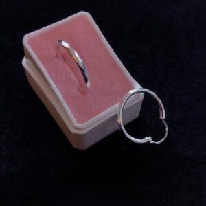 Arracada gruesa plata .925
