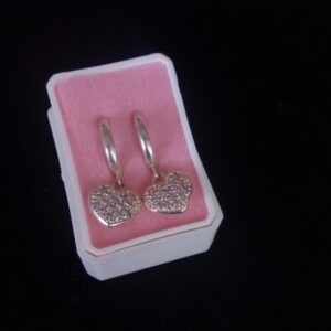 Arracada huggis plata .925