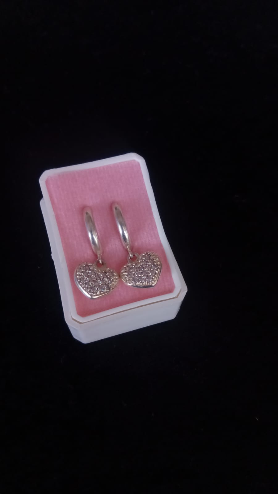 Arracada huggis plata .925