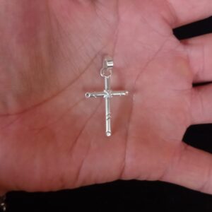 Cruz chica plata .925