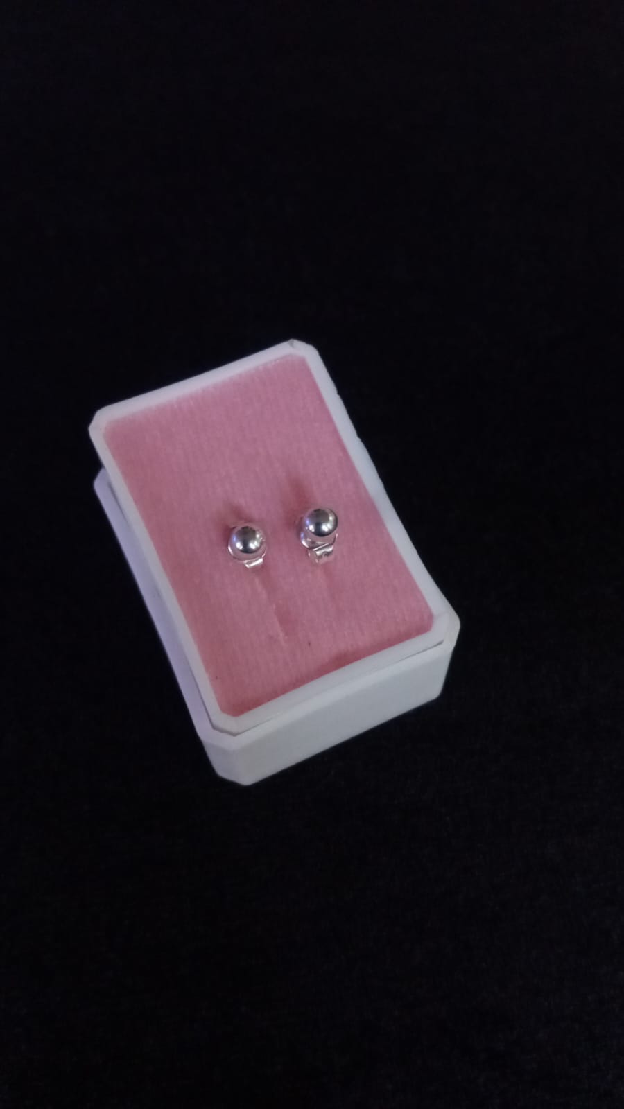 Arete poste mariposa plata .925