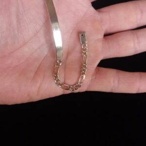 Esclava gruesa plata .925
