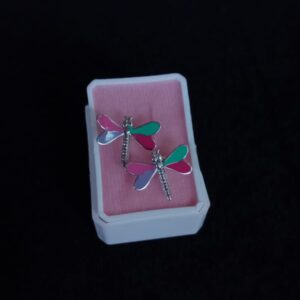 Arete poste mariposa plata .925