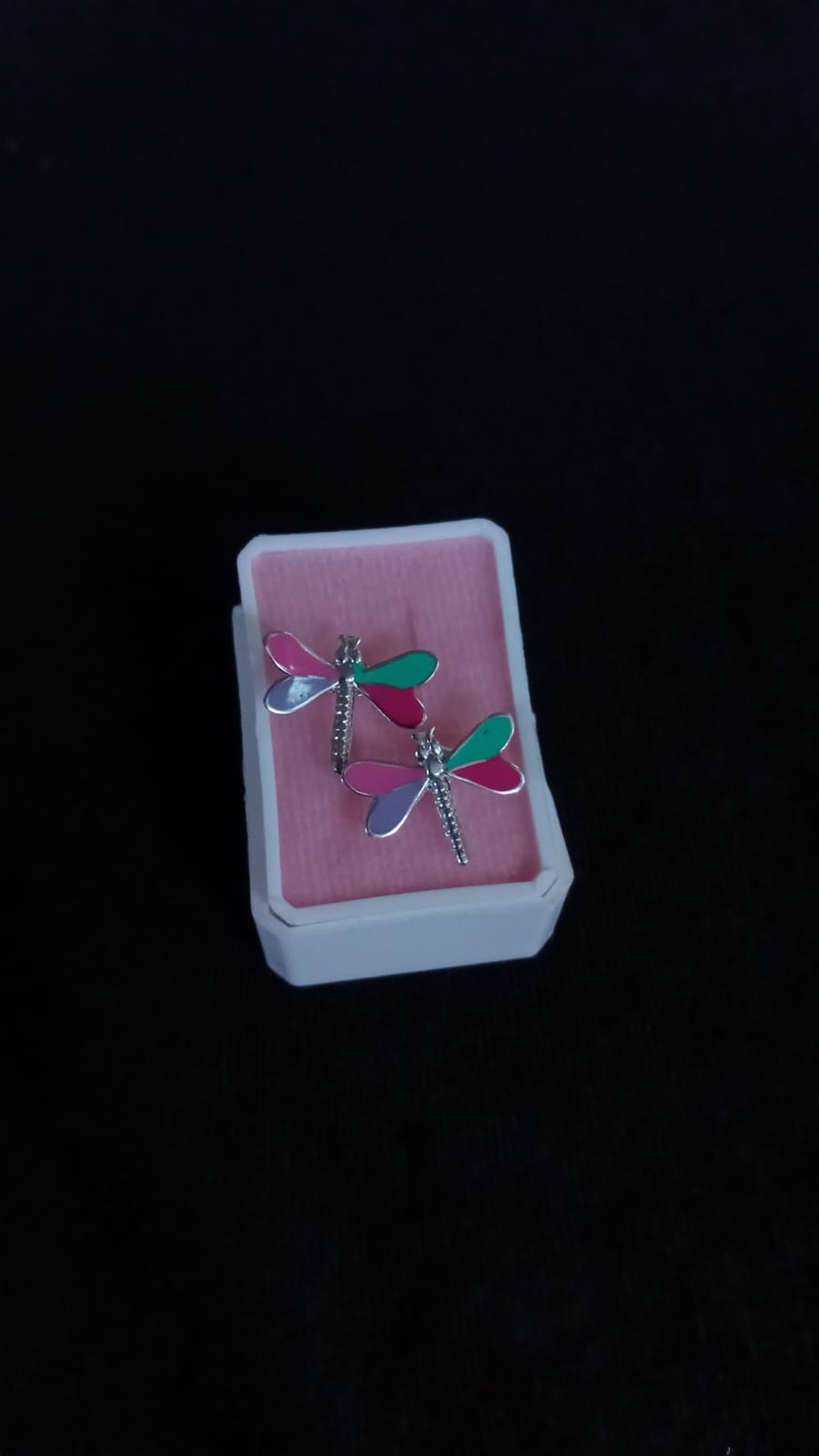 Arete poste mariposa plata .925