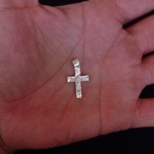 Cruz chica plata .925