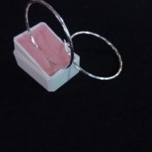 Arracada gruesa plata .925