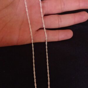 Cadena delgada plata .925