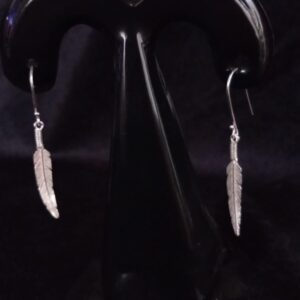 Arete largo plata.925