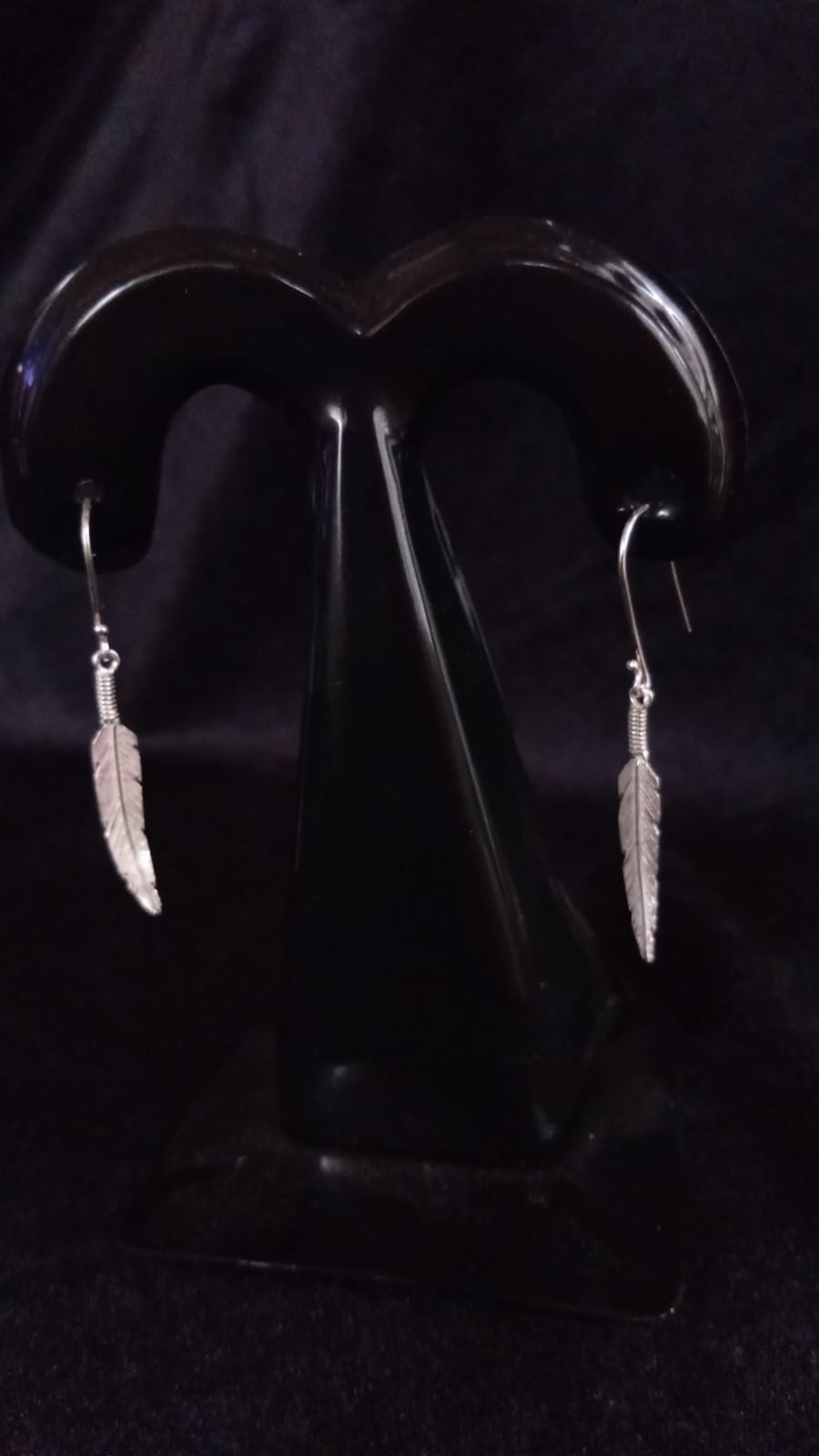 Arete largo plata.925