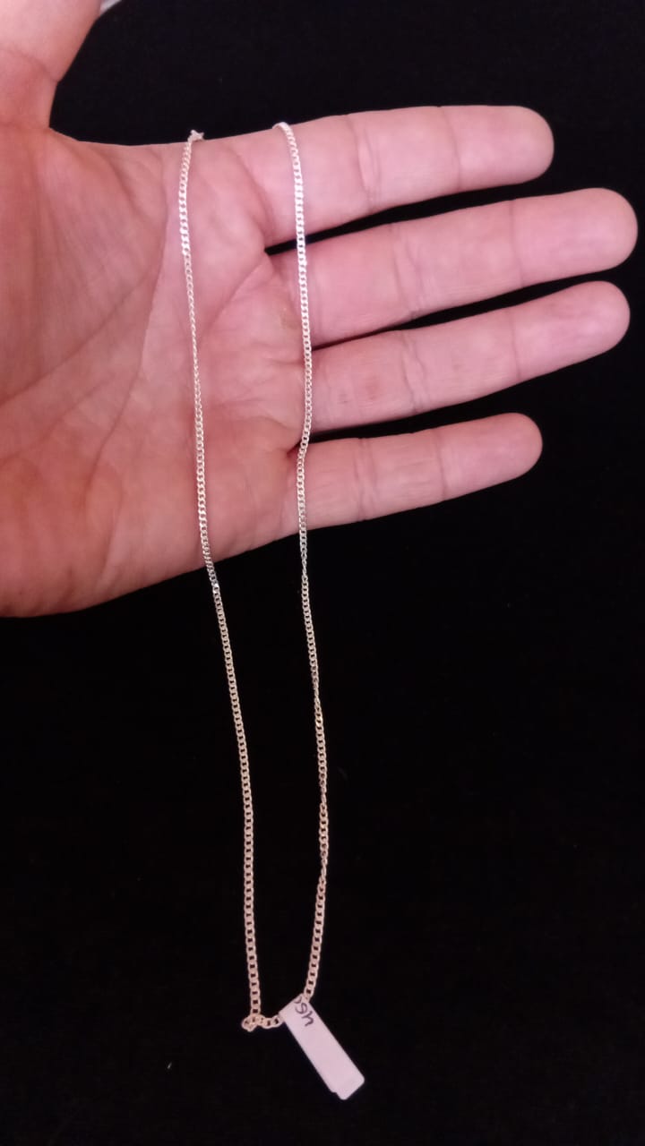 Cadena delgada plata .925