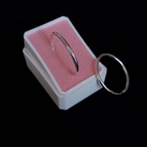 Arracada gruesa plata .925