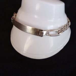 Esclava gruesa plata .925