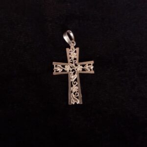 Cruz chica plata .925