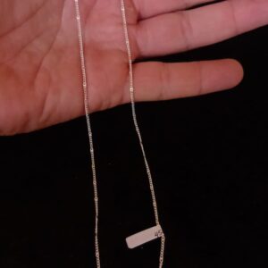 Cadena delgada plata .925